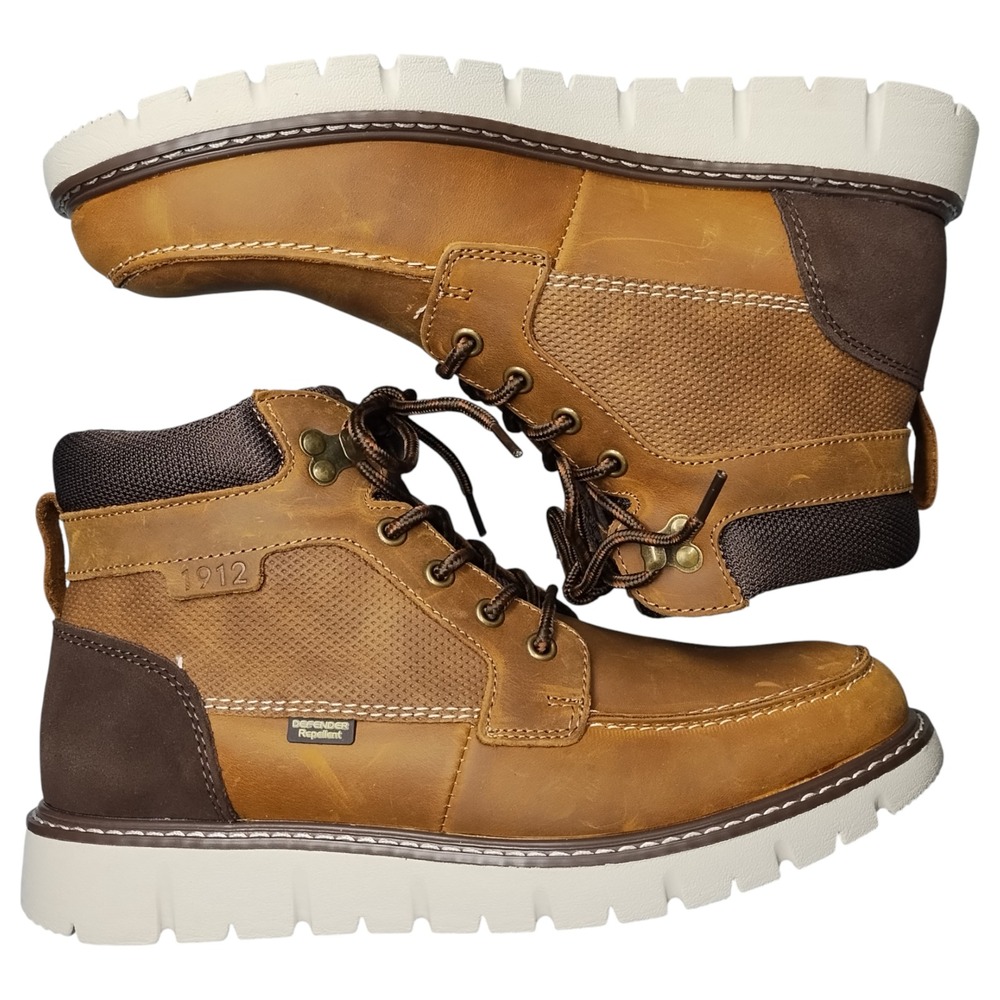 Nunn Bush Karnak 1912 Boots Mens US Size 8M Multi‎ Moc Toe Dual Comfort Lace Up